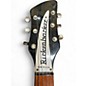 Vintage 1980s Rickenbacker 325 Black Solid Body Electric Guitar