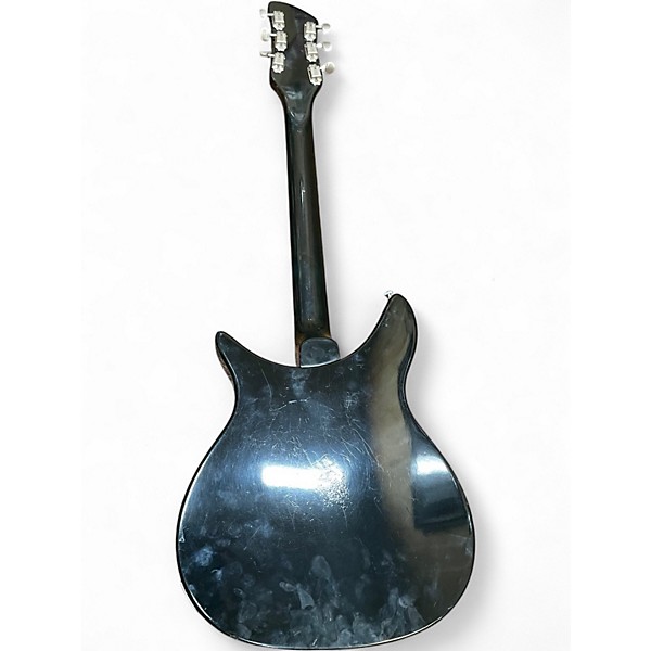 Vintage 1980s Rickenbacker 325 Black Solid Body Electric Guitar