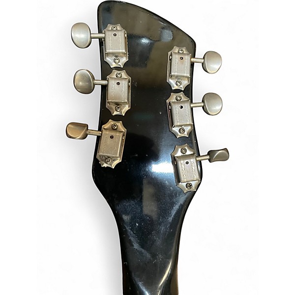 Vintage 1980s Rickenbacker 325 Black Solid Body Electric Guitar