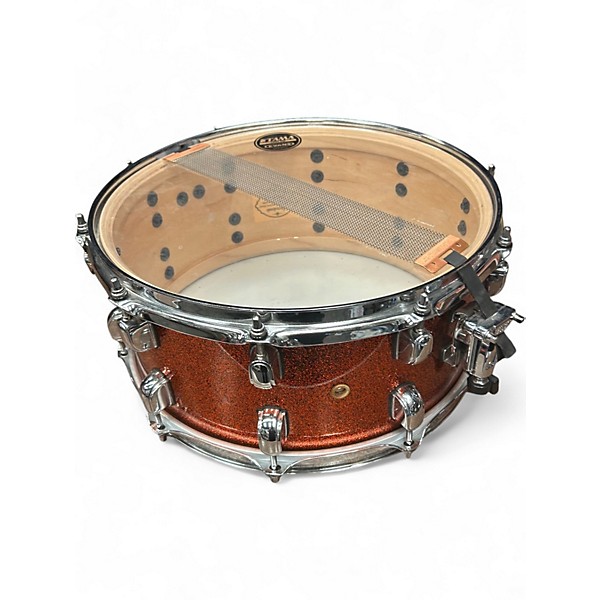 Used TAMA 6.5X14 Starphonic Snare Red Sparkle Drum