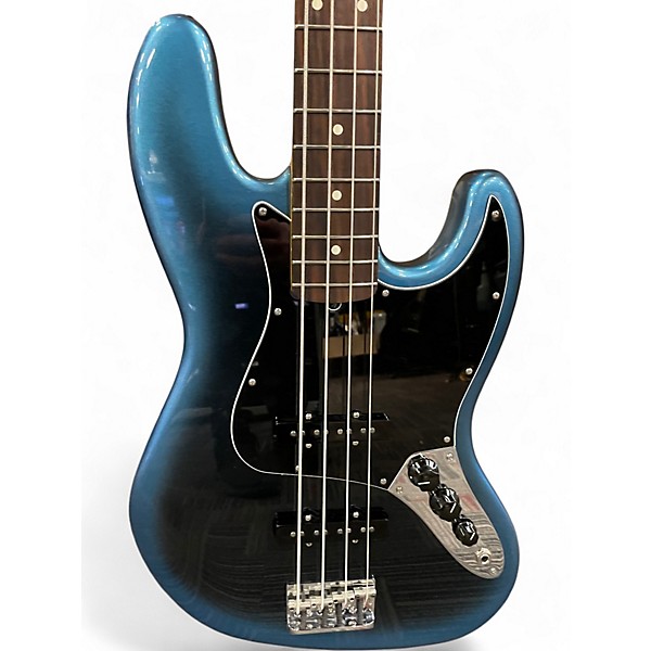 Used 2021 Fender AMPRO 2 J BASS DARK NITE Electric Bass Guitar