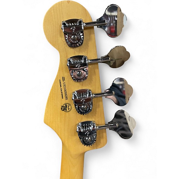 Used 2021 Fender AMPRO 2 J BASS DARK NITE Electric Bass Guitar