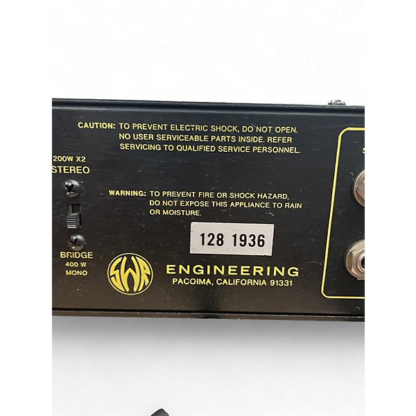 Used SWR sm-400 Bass Amp Head