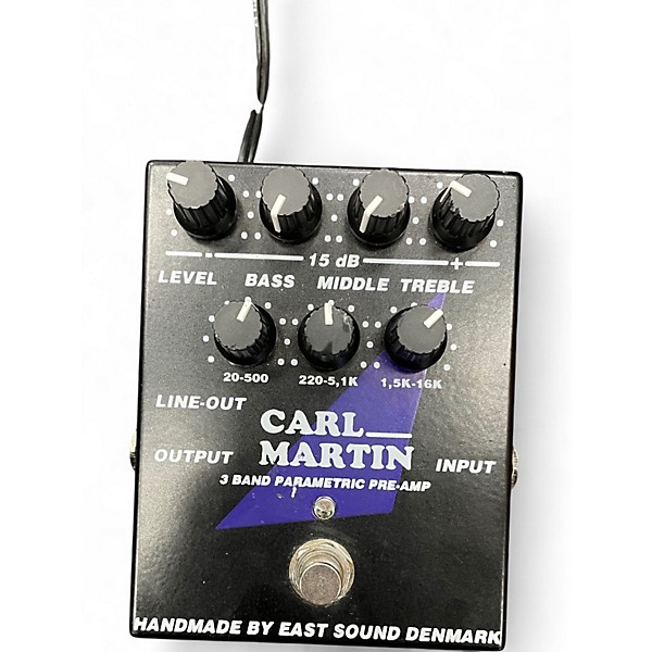 Used Carl Martin 3-Band Parametric EQ/Pre-amp Pedal