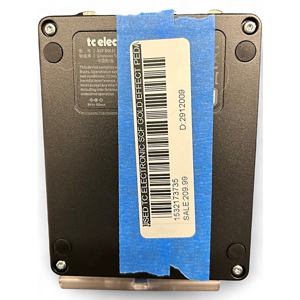 Used TC Electronic SCF GOLD Effect Pedal