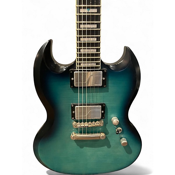 Used Epiphone SG Prophecy Trans Blue Solid Body Electric Guitar