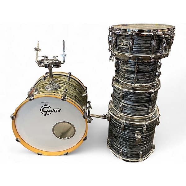 Used Gretsch Drums 5 Piece RENOWN 5-PIECE Silver Oyster Pearl Drum Kit