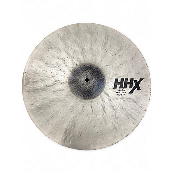 Used SABIAN 18in HHX COMPLEX THIN CRASH Cymbal