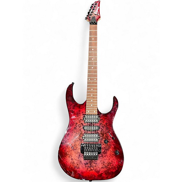 Used Ibanez RG470PB RED ECLIPSE BURST Solid Body Electric Guitar