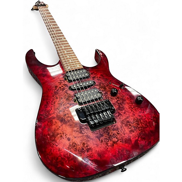 Used Ibanez RG470PB RED ECLIPSE BURST Solid Body Electric Guitar
