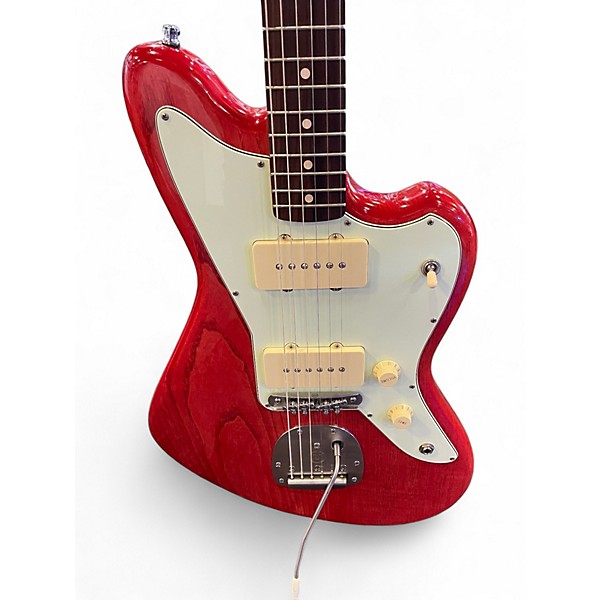 Used Brinson SEA JAY RED Solid Body Electric Guitar