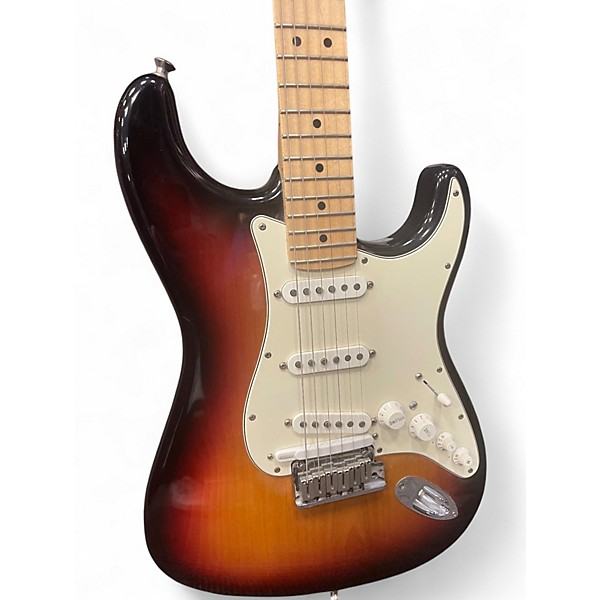 Used Fender VG Stratocaster 3 Tone Sunburst Solid Body Electric Guitar
