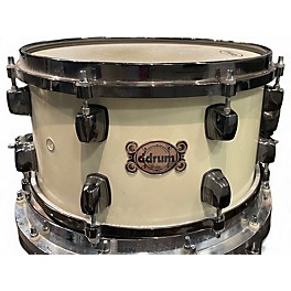 Used ddrum 13in Dominion Maple series Alpine White Drum