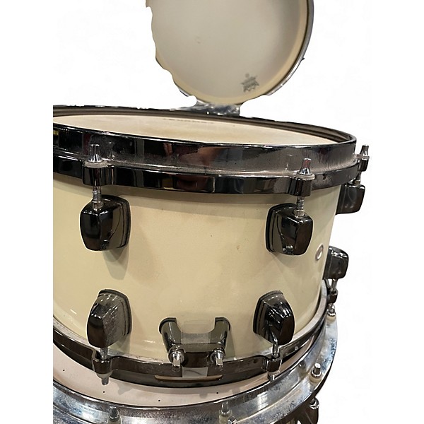 Used ddrum 13in Dominion Maple series Alpine White Drum