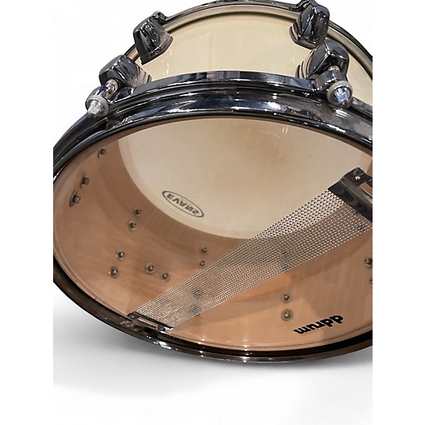 Used ddrum 13in Dominion Maple series Alpine White Drum