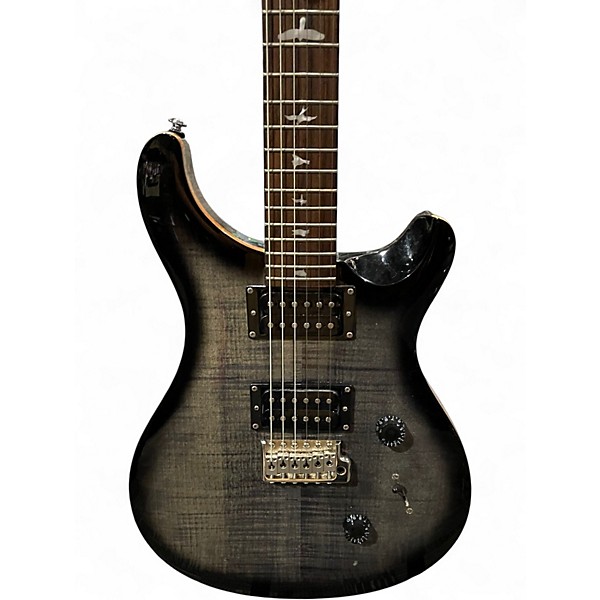Used PRS SE Custom 24 2022 Trans Charcoal Solid Body Electric Guitar