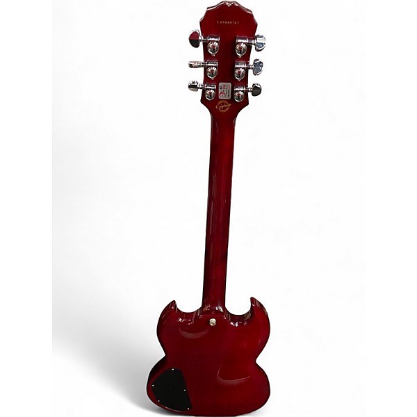 Used Epiphone SG Standard Vibrola Red Solid Body Electric Guitar