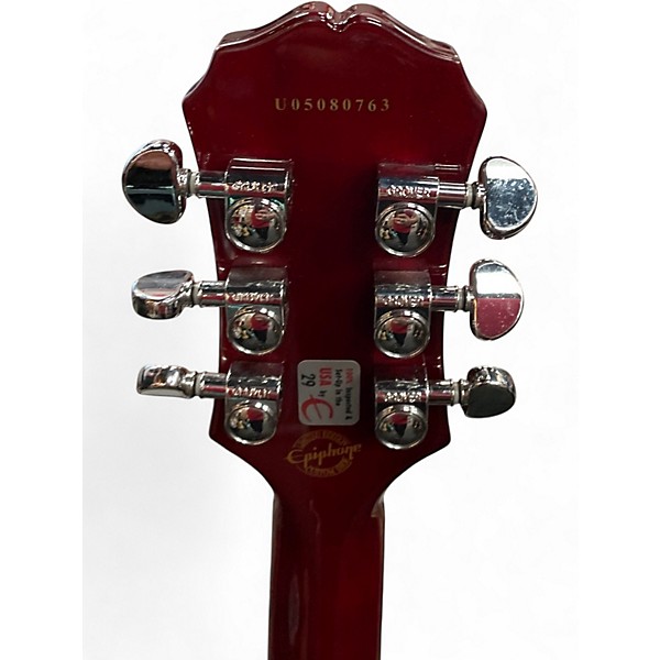 Used Epiphone SG Standard Vibrola Red Solid Body Electric Guitar