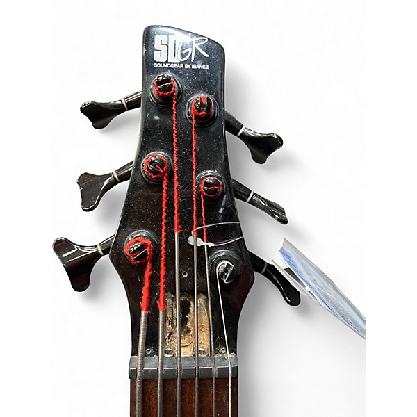 Used Ibanez SR506 6 String Black Electric Bass Guitar