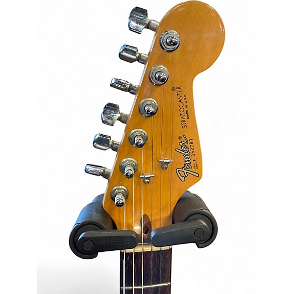 Vintage 1986 Fender American Standard 3 Color Sunburst Solid Body Electric Guitar