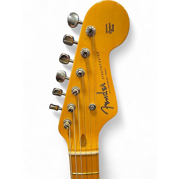 Used Fender 70th Anniversary 1954 American Vintage Stratocaster 2 Color Sunburst Solid Body Electric Guitar