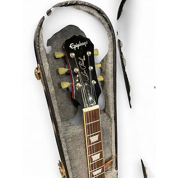 Used Epiphone Les Paul Standard Red Solid Body Electric Guitar