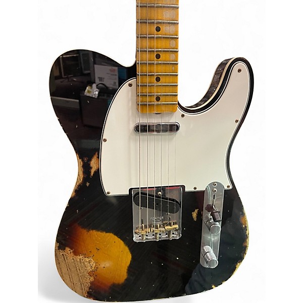 Used Fender 1965 TELECASTER CUSTOM SHOP HEAVY RELIC BLACK Solid Body Electric Guitar