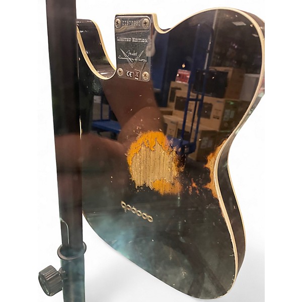 Used Fender 1965 TELECASTER CUSTOM SHOP HEAVY RELIC BLACK Solid Body Electric Guitar