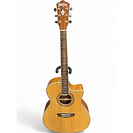 Used Washburn WG7SCE-A Natural Acoustic Guitar