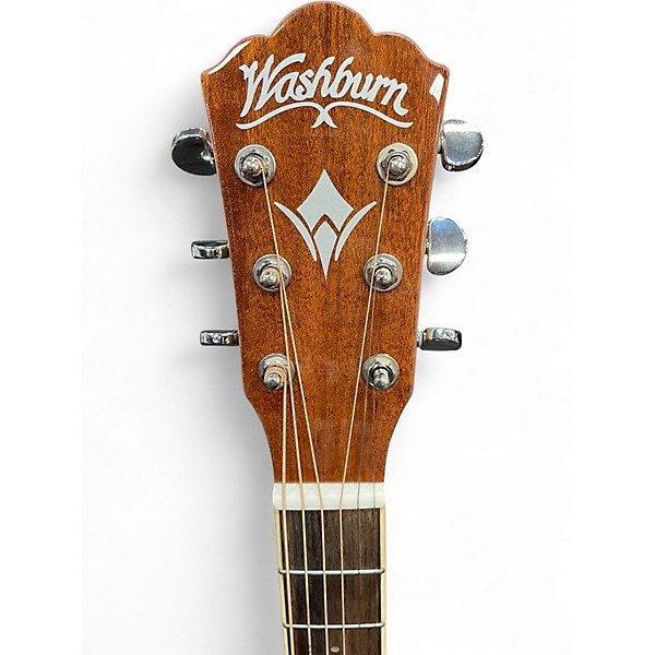 Used Washburn WG7SCE-A Natural Acoustic Guitar