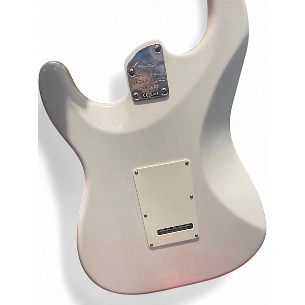 Used Fender Ultra Luxe Vintage '50s Stratocaster white Solid Body Electric Guitar