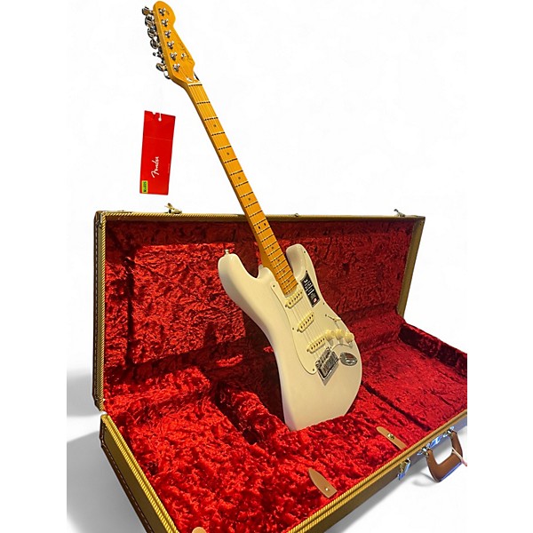 Used Fender Ultra Luxe Vintage '50s Stratocaster white Solid Body Electric Guitar