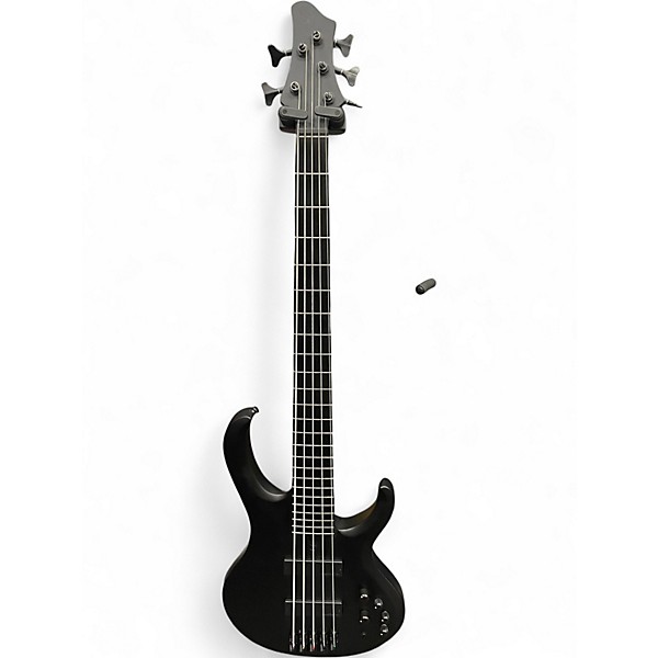 Used Ibanez btb625ex Flat Black Electric Bass Guitar Flat
