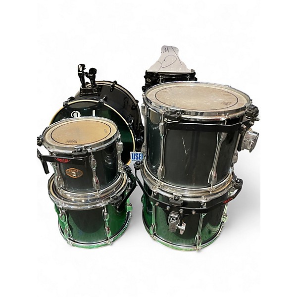 Used TAMA 4 Piece Rockstar Metallic Silver Drum Kit