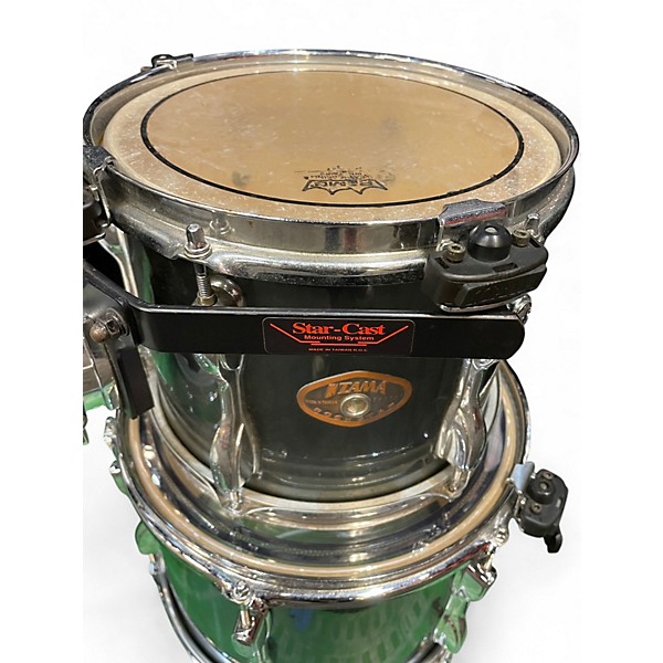 Used TAMA 4 Piece Rockstar Metallic Silver Drum Kit