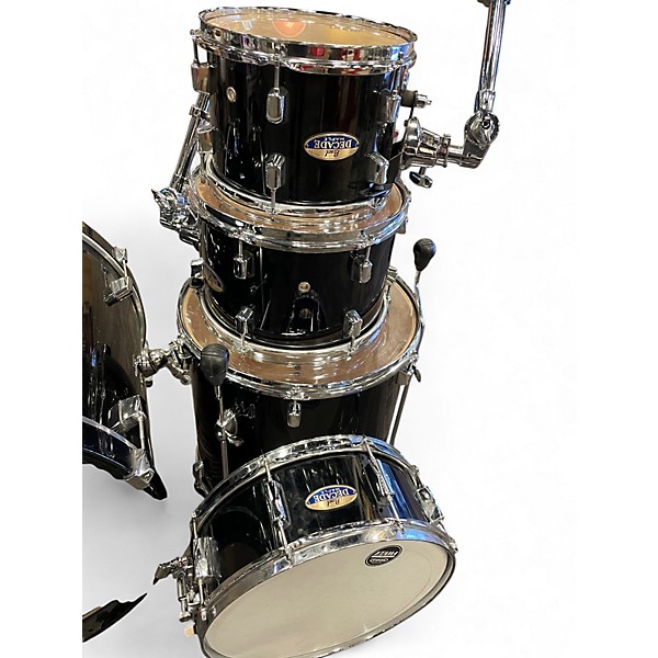 Used Pearl 5 Piece DECADE MAPLE Black Drum Kit