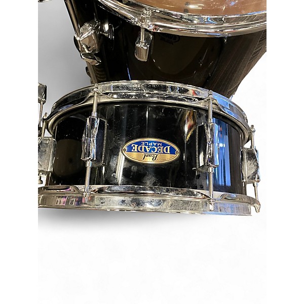 Used Pearl 5 Piece DECADE MAPLE Black Drum Kit