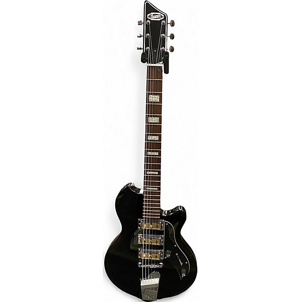 Used Supro 203JB Black Solid Body Electric Guitar