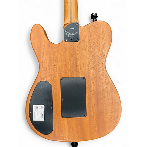 Used Fender American Acoustasonic Telecaster Natural Acoustic Electric Guitar