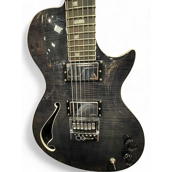 Used ESP LTD BW1 Ben Weinman Trans Charcoal Solid Body Electric Guitar