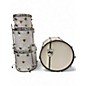 Used DW 4 Piece Classic Series Mahogany WHITE MARINE PEARL Drum Kit thumbnail