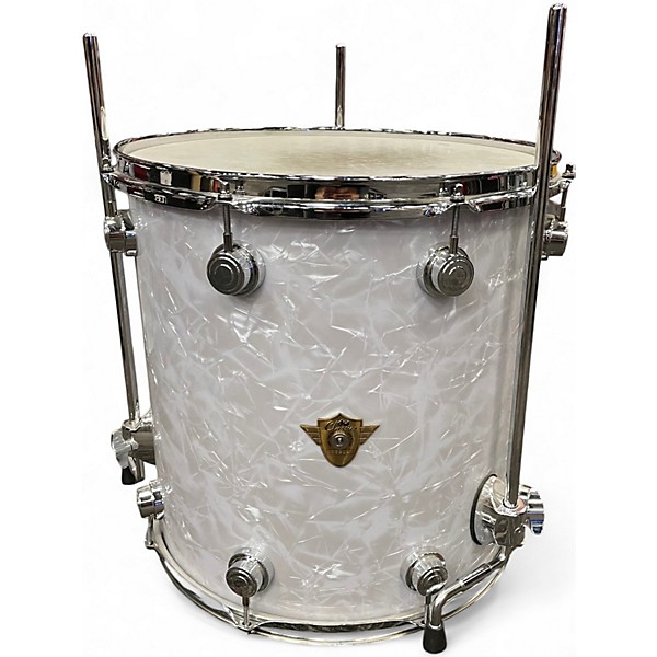 Used DW 4 Piece Classic Series Mahogany WHITE MARINE PEARL Drum Kit