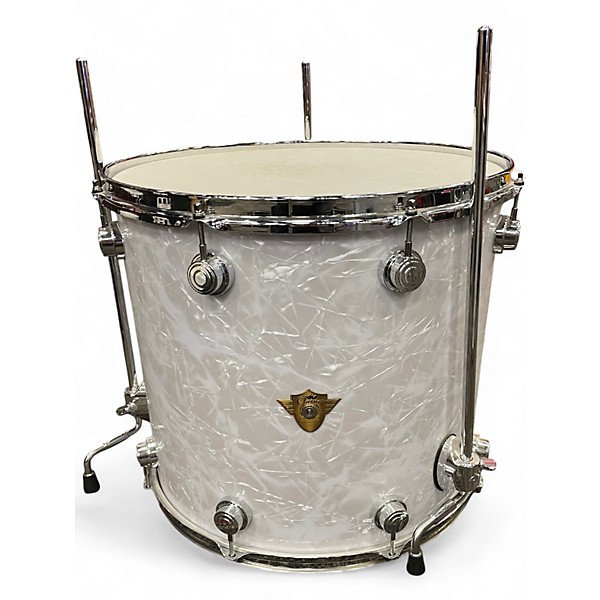 Used DW 4 Piece Classic Series Mahogany WHITE MARINE PEARL Drum Kit