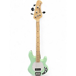 Used Sterling by Music Man Sub 4 Mint Green Electric Bass Guitar