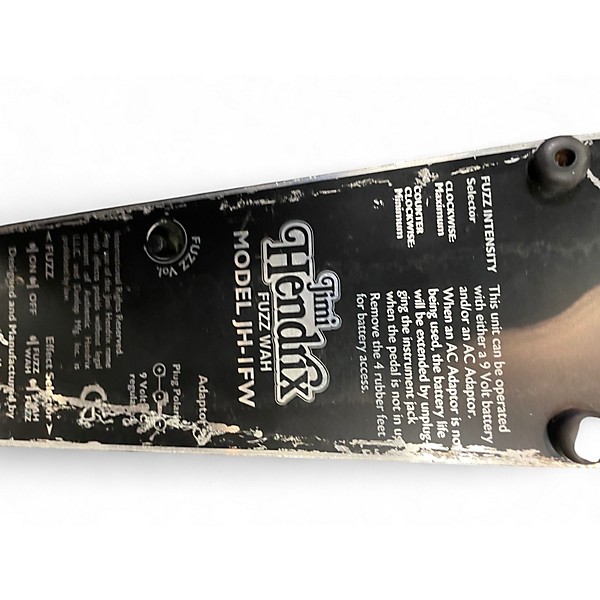 Used Dunlop JH-1FW Fuzz Wah Effect Pedal