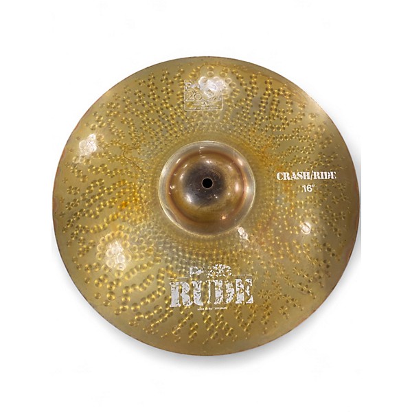 Used Paiste 16in RUDE CRASH/RIDE Cymbal