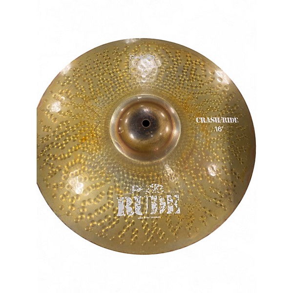 Used Paiste 16in RUDE CRASH/RIDE Cymbal