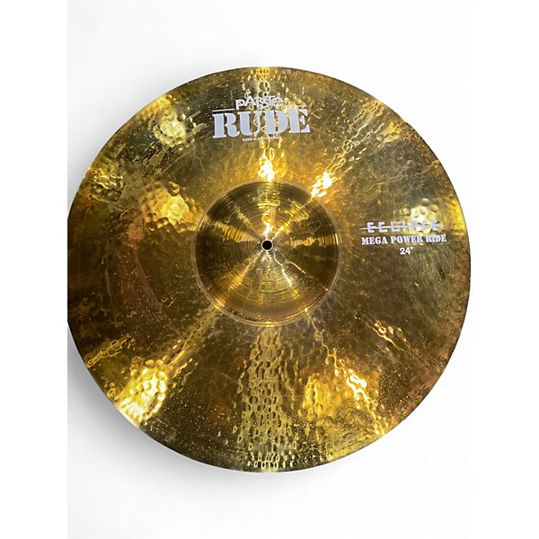 Used Paiste 24in rude mega power ride Cymbal