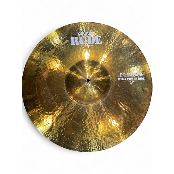 Used Paiste 24in rude mega power ride Cymbal