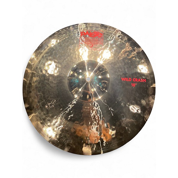 Used Paiste 18in 2002 Wild Crash Cymbal